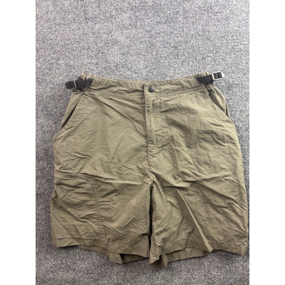 REI Hiking Shorts Womens S Green Nylon Cargo Outdoor Adjustable Waist 67088